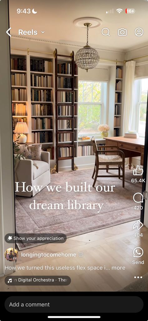 Organic Library, Dining Room To Library, Franklin House, Bookshelf Makeover, Franklin Homes, Home Office Library, Dream Library, Library Room, Curated Home