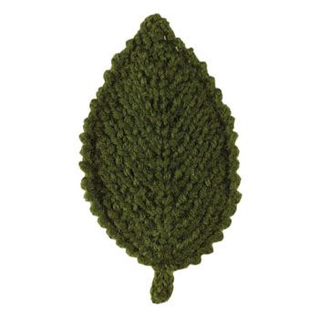 Knitted Leaf Pattern Free, Knitted Flowers Free, Knitted Leaf, Elm Leaf, Leaf Knitting Pattern, Knitted Flower Pattern, Crochet Leaf Patterns, Holiday Knits, Fall Knitting