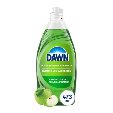 Think all dish soaps are the same? Think again. No matter what you've got cooking in the kitchen, Dawn dishwashing liquid will leave your dishes squeaky clean. Easily washes away germs on hands when used as a hand soap. Get your ultimate clean and be the kitchen hero with the legendary grease cleaning power of Dawn dish soap. With 50% less scrubbing* (*vs. Dawn Non-Concentrated), Dawn works harder so you can get back to spending quality time with your family. Powerful formula helps you get through more dishes with less* dishwashing liquid (*vs. Dawn Non-Concentrated). Dawn is North Americas #1 Dish Liquid* (*based on sales). Made with biodegradable surfactants. Irresistible Apple Blossom Scent. Dish Soap Household supplies Germs On Hands, Dawn Dishwashing Liquid, Cooking In The Kitchen, Dawn Dish Soap, Dish Detergent, Dishwashing Liquid, Think Again, Apple Blossom, Household Supplies