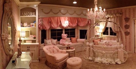 Princess Nursery Cinderella Bedroom, Cinderella Nursery, Nursery Princess, Girl Nursery Themes, Princess Nursery, Kids Interior Design, A Little Princess, Baby Room Inspiration