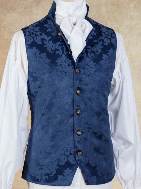 18th Century Waistcoat, Patten Design, 1700 Fashion, Fantasy Clothes, Outfit References, Pirate Fashion, Bespoke Clothing, Regency Dress, Classic Menswear