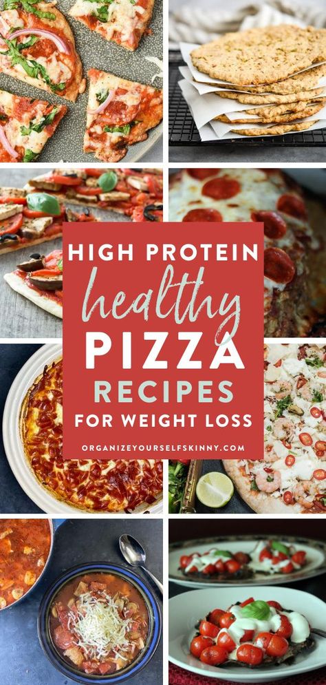 High Protein Pizza, Low Carb Dinner Ideas, Healthy Homemade Pizza, Low Calorie Pizza, Diet Pizza, Low Carb Pizza Recipes, Protein Pizza, Healthy Pizza Recipes, Pizza Ideas