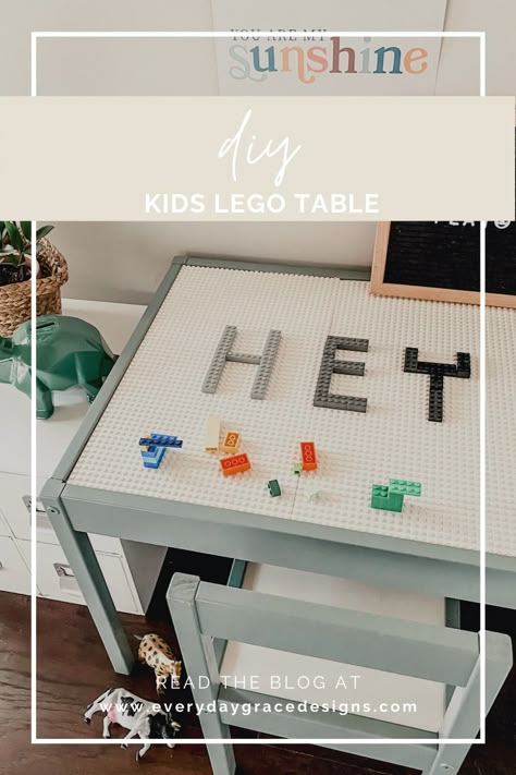 Lego table diy kids table Lego Table Setup, Lego Table Topper, Kids Play Corner In Living Room Lego, Diy Ikea Lego Table, Ikea Latt Lego Table, Corner Lego Table, Lego Corner For Kids, Diy Lego Table For Older Kids, Ikea Lego Table Hack