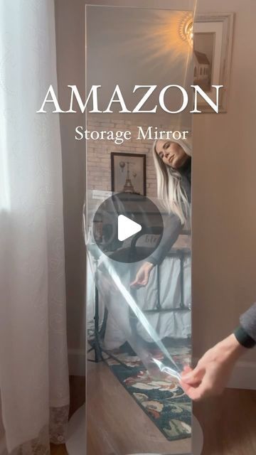 Full Length Mirror With Lights, Wall Mirrors With Storage, Rotating Mirror, Mirror Storage, Amazon Home Finds, Amazon Sales, My Things, Wardrobe Room, Home Finds