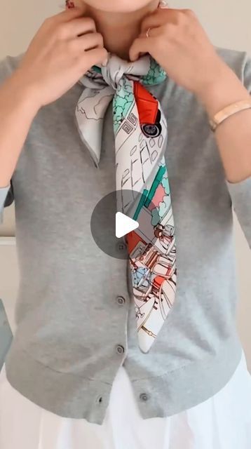 @hereandnow_mollyne on Instagram: "🩶Scarf @mollyne_official Worldwide Shipping✈️ Paris 90_Gray 90x90cm" Tying Scarves, Sewing Scarves, Ways To Wear A Scarf, Scarf Women Fashion, Tie Scarf, September 21, Scarf Tying, Scarf Women, Scarfs