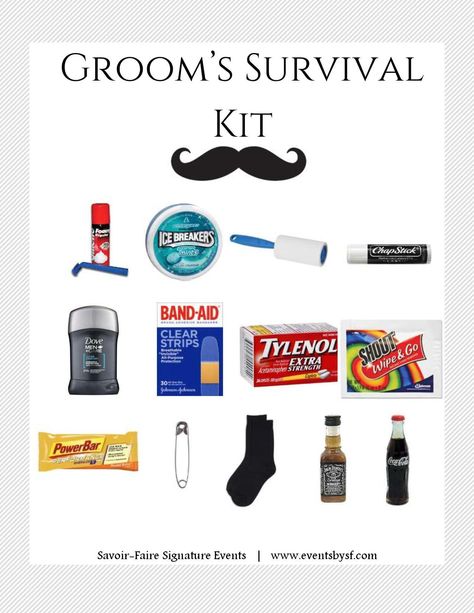 grooms survival kit-page-001 Grooms Survival Kit From Bride, Bachelor Party Survival Kit, Groom Survival Kits, Bride Emergency Kit, Wedding Survival Kits, Party Survival Kit, Wedding Emergency Kit, Bridal Shower Gifts For Bride, Wedding Kit