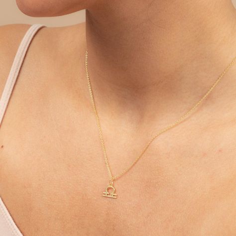 Libra Charm Gold Necklace Libra, Libra Constellation Necklace, Elegant Zodiac Sign Necklace, Libra Jewelry, Libra Charm, Gold Zodiac Pendant Necklace, Charm Bar, Libra Necklace, Rising Sign