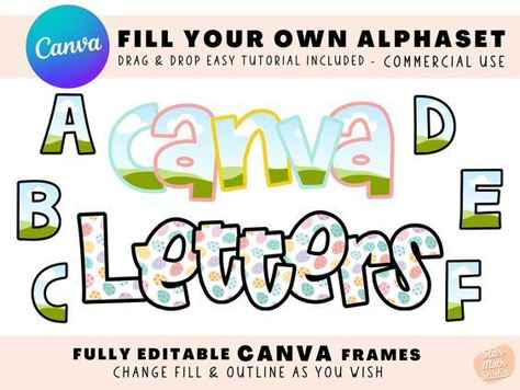 ✅⬆️CLICK THE LINK!!⬆️ Editable Canva Letter Frame - Create your own custom letter frames with this easy-to-use template. Perfect for adding text to photos, social media posts, or any other design project. . #Molde #Canva_Letters #Canva_Alphabet #Letter_Frame Canva Letters, Fonts For Numbers, Canva Alphabet, Font Canva Lettering, Fonts Copy And Paste, Copy And Paste Fonts, Letter Frame, Canva Tricks, Teacher Fonts