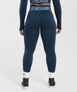 Gymshark Flex High Waisted Leggings - Navy/Denim Blue | Gymshark Horse Boots, Body Fit, High Waisted Leggings, Denim Blue, Riding Boots, Blue Denim, Going Out, Tights, High Waisted