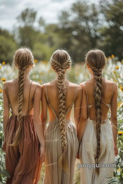 Magical Stuff, Braids Step By Step, Fishtail Braid Hairstyles, Bridesmaids Hair, Gothic Hairstyles, Fishtail Braid, Fish Tail Braid, Festival Wedding, French Braid