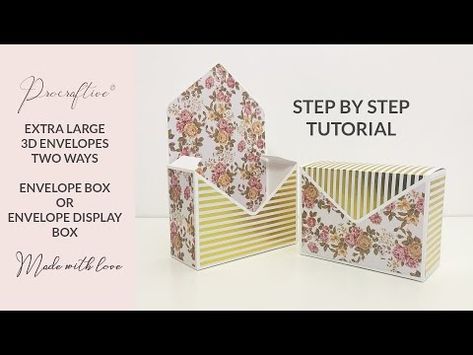 (399) EXTRA LARGE GIFT BOX ENVELOPE IN 2 STYLES - YouTube Envelope Box Diy, Envelope Box Template, Box Envelope, Diy Step, Diy Step By Step, Envelope Box, Large Envelope, Large Gift Boxes, Greeting Card Envelope