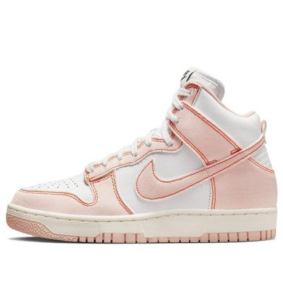 Step into some history with the iconic Nike Dunk High 1985 'Arctic Orange'. This shoe celebrates the original 1985 silhouette for a timeless vintage look you can't get anywhere else. Crafted to match the same shape and feel of that classic design, this style's built from premium materials for comfort, durability and breathability. The eye-popping 'Arctic Orange' colors create a bold contrast between the organic lines of the shoe for a modern twist on retro style. Make your mark on any day or night occasion - grab your Nike Dunk High 1985 'Arctic Orange' today. (SNKR/Retro/Skate/Women's/High Top/Wear-resistant) Peach Nike Dunks, Nike Shoes Dunks High, High Top Nike Shoes, Nike Dunk High 1985, Nike Hightop, Dunk High 1985, High Top Nike, Pink High Tops, Nike High Tops