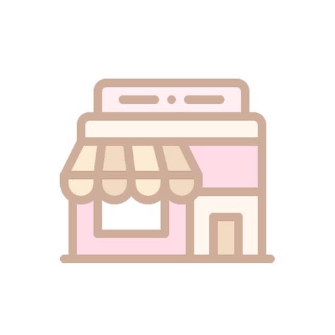 Bakery Icon, Wallpaper Iphone Roses, Pastel Pink Icons:), Cooking Icon, Pink Store, Kawaii App, Small Business Instagram, Buy Icon, Cute Store