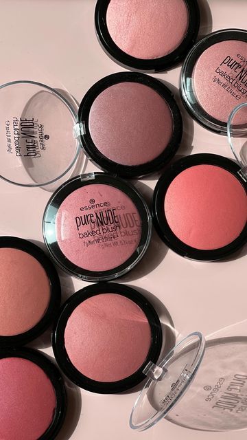 Essence Baked Blush, Baked Blush, Essence Cosmetics, Birthday Gift Baskets, Affordable Makeup, Spring Makeup, Glowy Makeup, Drugstore Makeup, Pretty Makeup