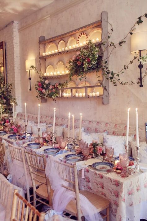 Escape into Event Designer Rebecca Gardner's Floral Fantasy Marie Antoinette Party, Secret Party, Lace Parasol, Dinner Is Served, Party Guests, Menu Cards, Marie Antoinette, Tablescapes, Wedding Inspo