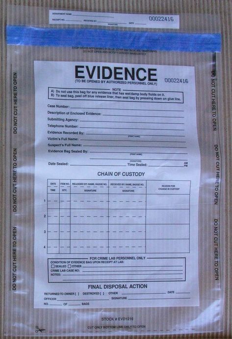 Evidence Bag, Logan Bennett, As Good As Dead, Penelope Garcia, Derek Morgan, Detective Aesthetic, Forensic Scientist, Body Fluid, Sleepover Ideas