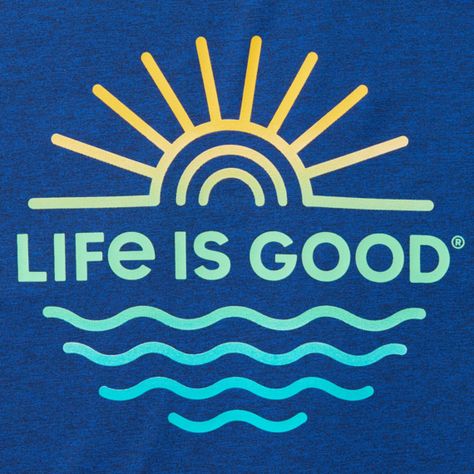 Men's Tees | Life is Good® Official Website Ladies Tee Shirts, Fabric Tape, Mens Tee Shirts, Help Kids, Children In Need, Positive Life, Art Logo, Mens Graphic Tee, What Is Love