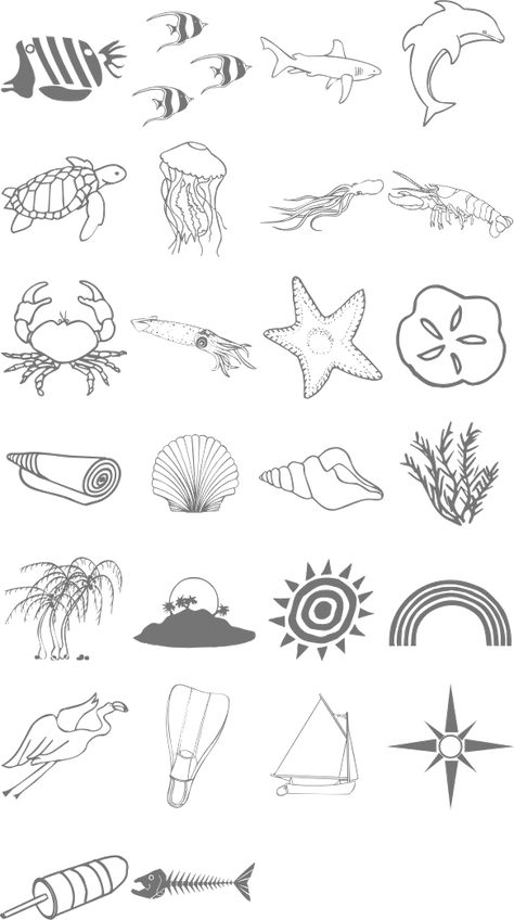 MyFonts: Tropical typefaces Cute Small Florida Tattoos, Tropical Things To Draw, Beach Drawings Simple, Beachy Sketch, Beachy Things To Draw, Hawaiian Doodles, Beachy Doodles Easy, Surf Doodles To Draw, Beachy Flash Tattoo