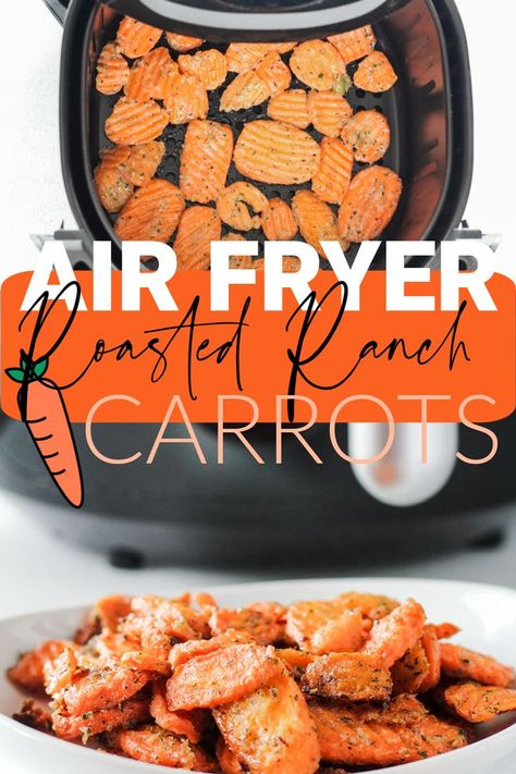 Ranch Carrots Air Fryer, Air Fryer Frozen Carrots, Carrot Fries Air Fryer, Ranch Carrots, Air Fryer Carrot Fries, Air Fryer Carrots, Fries In The Air Fryer, Carrot Chips, Carrot Fries