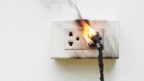 Why you should not charge electric vehicles at domestic wall outlet - E-Mobility Simplified | Basics of Electric Vehicles and Charging Diy Safety, Danger Signs, Electrical Problems, Fire Damage, Electrical Panel, Electrical Projects, Electrical Work, Fire Hazard, Electrical Appliances