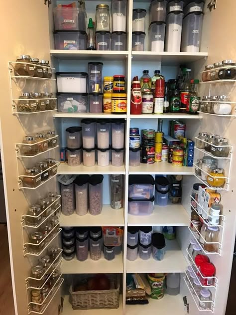 Cupboard storage Kitchen Cubbard Storage, Inside Cupboard Storage, Cubbord Organization Kitchen, Kitchen Cabinet Storage Indian, Kitchen Storage Cupboards, Pantry Unit In Kitchen Indian, Indian Kitchen Organiser Ideas, Pantry Cupboard Designs, Cupboard Organiser