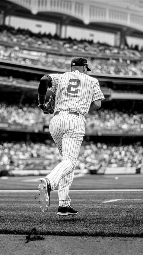 Derek Jeter Wallpaper, New York Yankees Wallpaper, Yankees Wallpaper, Yankees Poster, Ole Miss Baseball, Nike Images, Baseball Wallpaper, Damn Yankees, New York Yankees Baseball