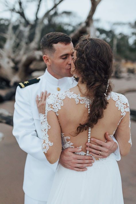 florida wedding photographer | florida micro wedding | boho wedding | military wedding | florida small wedding | beach wedding portraits | bride and groom portraits Wedding Florida, Mother Son Dance, Military Wedding, Bride And Groom Portraits, Relaxed Wedding, Beach Bridal, Sunset Wedding, Beach Portraits, Wedding Beach