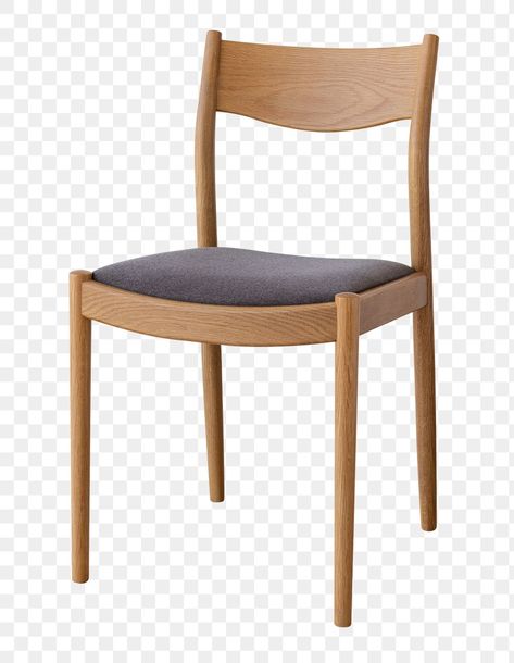 Wood Chairs With Cushions, Chair Png For Editing, Editing Stickers, Chair Reference, Chair Png, Furniture Png, Study Table And Chair, Kitchen Background, Boardroom Chairs