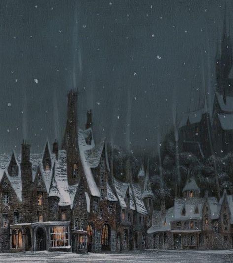 동화 삽화, Images Harry Potter, Dark Christmas, Winter Illustration, Winter Scenery, Fairytale Art, Winter Scene, Winter Art, Art And Illustration