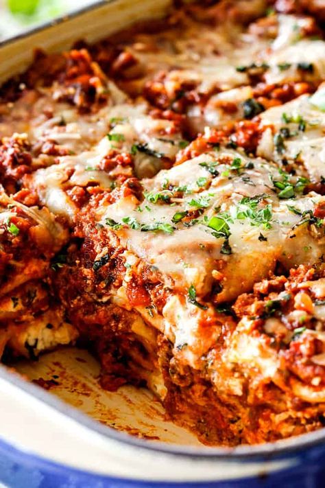 Creamy Lasagna Recipe, Lasagna Recipe Without Ricotta Cheese, Lasagna Without Ricotta Cheese, Recipe For Lasagna, Lasagna Recipe Without Ricotta, Worlds Best Lasagna, Homemade Lasagna Recipes, Lasagna Recipe With Ricotta, Classic Lasagna Recipe