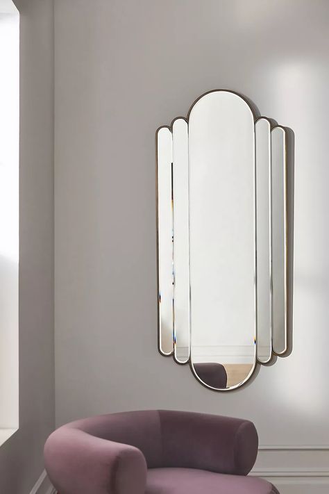 Renee Mirror | Anthropologie White And Black Bathroom, Walking Group, Bar Arcade, Anthropologie Decor, Club Pilates, Store Warehouse, Statement Mirror, Tall Mirror, Anthropologie Uk