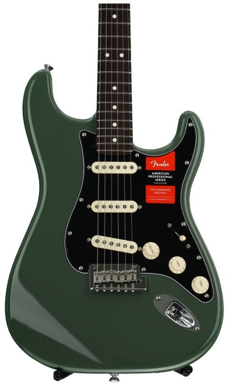 2017 American Professional Series - Olive Green Fender Acoustic, Guitar Inlay, Pretty Guitars, Types Of Guitar, Guitar Room, Stratocaster Guitar, Green Electric, Guitar Obsession, Learning Guitar