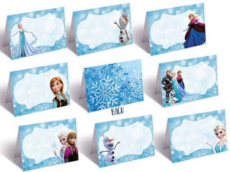 Frozen Themed Birthday Party Food, Peppa Pig Party Food, Frozen Birthday Party Printables, Frozen Food Labels, Snowflake Theme Party, Frozen Birthday Party Food, Frozen Party Food, Paw Patrol Party Supplies, Thema Party