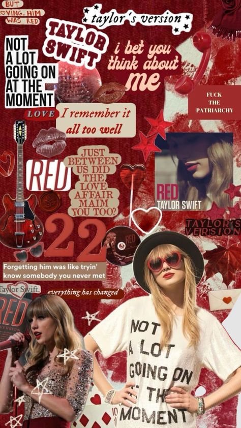 Taylor Swift Red Art, Red Taylor Swift Wallpaper, Red Polaroid, Taylor Swift Fotos, 22 Taylor, Violetta Disney, Taylor Swift 22, Taylor Swift Images, Taylor Swift Party