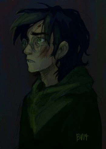 sad potter The Afterlife, Harry Potter, Green, Art