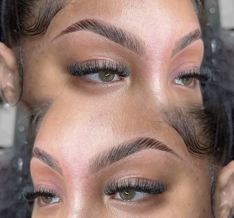 Brow Content, Eyebrow Inspiration, Laminated Eyebrows, Glamour Makeup Looks, Brow Tech, Eyebrows Goals, Makeup Vs No Makeup, Eyebrow Makeup Tutorial, Full Eyebrows