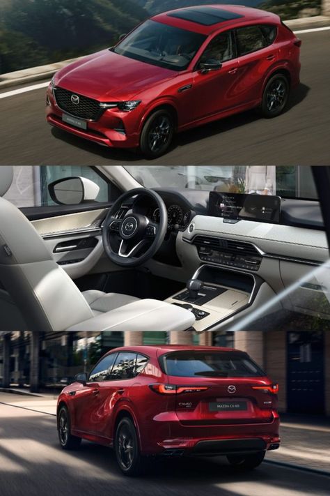 Mazda CX-60 debut images Mazda Suv, Cool Truck Accessories, Luxury Cars Range Rover, Mazda Cars, Mazda Cx 7, Aesthetic Cool, Suv Models, Mom Car, New Suv