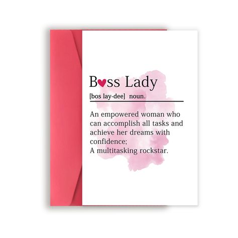 PRICES MAY VARY. BOSS DAY GIFT: It’s a best boss’s day gift for boss lady, leader, mentor, boss lady, to express your appreciation. GOOD MEMORY: When your boss opens it, he/she will be very surprised and it will be a good memory for him/her. CARD SIZE: The card size is 8 x 5.3 inches / 20.5 x 13.5cm(folded). LUXURY TEXTURE: This greeting card is printed on recycle 300gsm linen cardstock for a luxury feel. Comes with a sturdy envelope and a sticker for mailing or gifting. DIY BY YOURSELF: The ins Thank You For Boss, Boss Day Cards, Boss Day Card, Happy Boss Day, Bosses Day Cards, Employee Thank You, Happy Boss, Luxury Texture, Happy Boss's Day