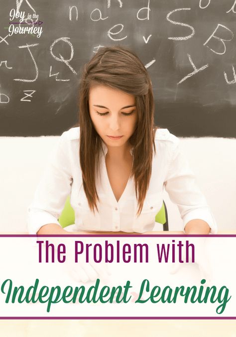 Independent learning is a concept that encourages children to work independently while being homeschooled. But, independent learning isn't foolproof and does come with problems. We're addressing the problems with independent learning and offering some solutions. Homeschool Lesson Planner, Unit Studies Homeschool, Homeschool Advice, Lesson Plan Template Free, Homeschool Hacks, Homeschooling Tips, Homeschool Lesson Plans, Joy In The Journey, Homeschool Board