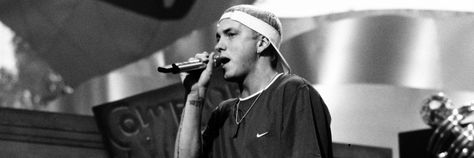 Discord Banner Eminem, Eminem Header, Profile Banner, 90s Rappers, Real Slim Shady, Slim Shady, Phone Theme, Twitter Header, Eminem