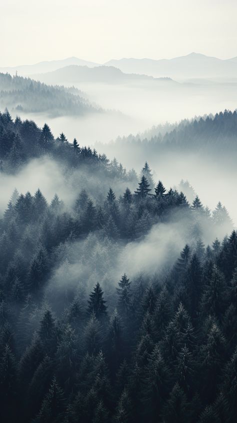 #Wallpaper #art #forest #fog #black_and_white Black Forest Wallpaper, Dark Minimalist Wallpaper, Fog Wallpaper, Foggy Trees, Dark Field, Pear Preserves, Incredible Wallpaper, Fog Forest, Calming Nature