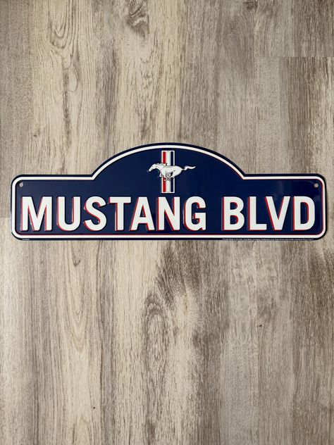 Your choice of one Mustang branded sign or bundle for better deals!  ✨ HOW TO ORDER: 1) review all photos and the listing description 2) make your preferred design selection from the drop-down menu 3) choose quantity 4) add item to your cart  5) return to our shop to find more automobilia finds or checkout with Etsy's secure payment process 6) we will provide tracking information as soon as your item is physically packaged and ready to ship, if there are any shipping delays we will message you through Etsy and keep you updated along the way 🚘 YOUR SIGN IS: - created with aluminum and lead-free inks  - proudly made NEW in the USA! - single sided, thin, very lightweight, comes with holes and is ready to hang or pop into a picture frame or shadow box! *Officially licensed products 📏 DIMENSI Car Guy Gifts, Boy Gifts, 16th Birthday Gifts, Parking Signs, Birthday Gifts For Boys, Boys Room Decor, Car Guys, Teenage Boys, Car Lover