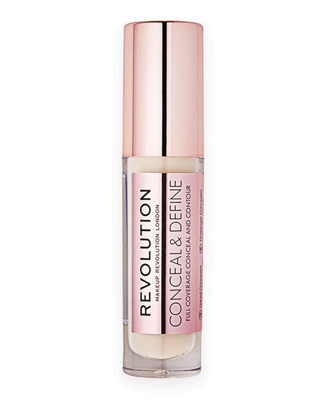 Revolution Conceal And Define Concealer, Makeup Revolution Conceal And Define, Under Eye Brightening, Makeup Stick, Makeup Revolution London, London Makeup, Best Drugstore Makeup, Makeup List, Full Coverage Concealer