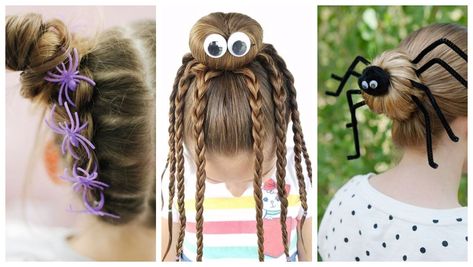 20 Hairstyles to Complete Your Spooky Halloween Look Spooky Hairstyles, Halloween Hair Styles, Free Hair Styles, Shaved Haircut, Medium Hairs, Puff Hairstyle, Halloween Costume Game, Spooky Hair, Side Shaved