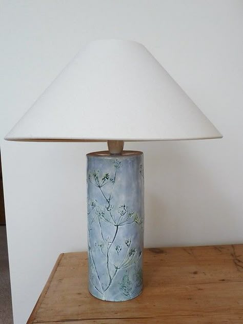 Hand Built Ceramic Lamp, Lamp Base Ideas, Cheap Ceiling Lights, Base Ideas, Ceramic Lamp Base, Ceramic Wall Lights, Contemporary Pottery, Pottery Lamp, Chandelier Table Lamp