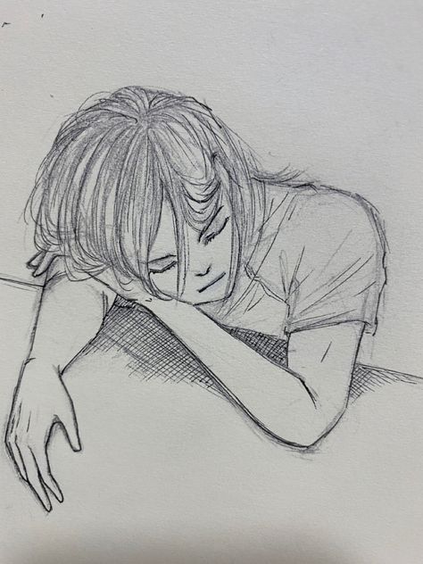 Um he is sleeping Sleep Sketch, Girly M Instagram, Sleeping Boy, Girly M, Boy Drawing, Hygiene Routine, When You Sleep, Lack Of Sleep, Anime Poses