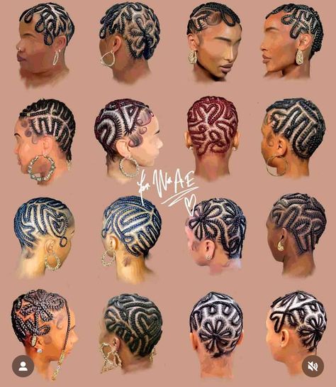 Unique Cornrow Hairstyles, Unique Cornrows, Head Braid, Hair Braid Patterns, Hairstyles Trending, Braiding Hairstyles, Braided Hairstyles For Black Women Cornrows, Beautiful Black Hair, Wig Ideas