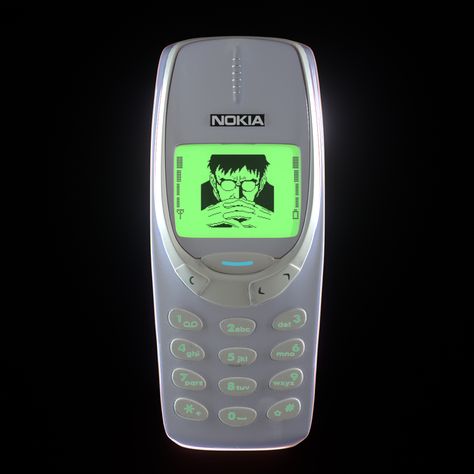 Rave Art, Nokia 3310, Gadget Tecnologici, Tie Fighter Pilot, Y2k Phone, Phone Template, Green Y2k, 3d Modeling Tutorial, Retro Phone