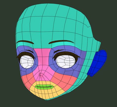 Retopology Face, Blender Topology, Head Topology, Body Topology, Character Topology, Face Topology, 3d Topology, Blender Character Modeling, Maya Modeling