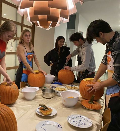 Carving Pumpkins Aesthetic With Friends, Fall Friends Aesthetic, Photos For Vision Board, Autumn Fall Aesthetic, Creating A Vision, Fall Friends, Dreams And Goals, Carving Pumpkins, Motivational Images